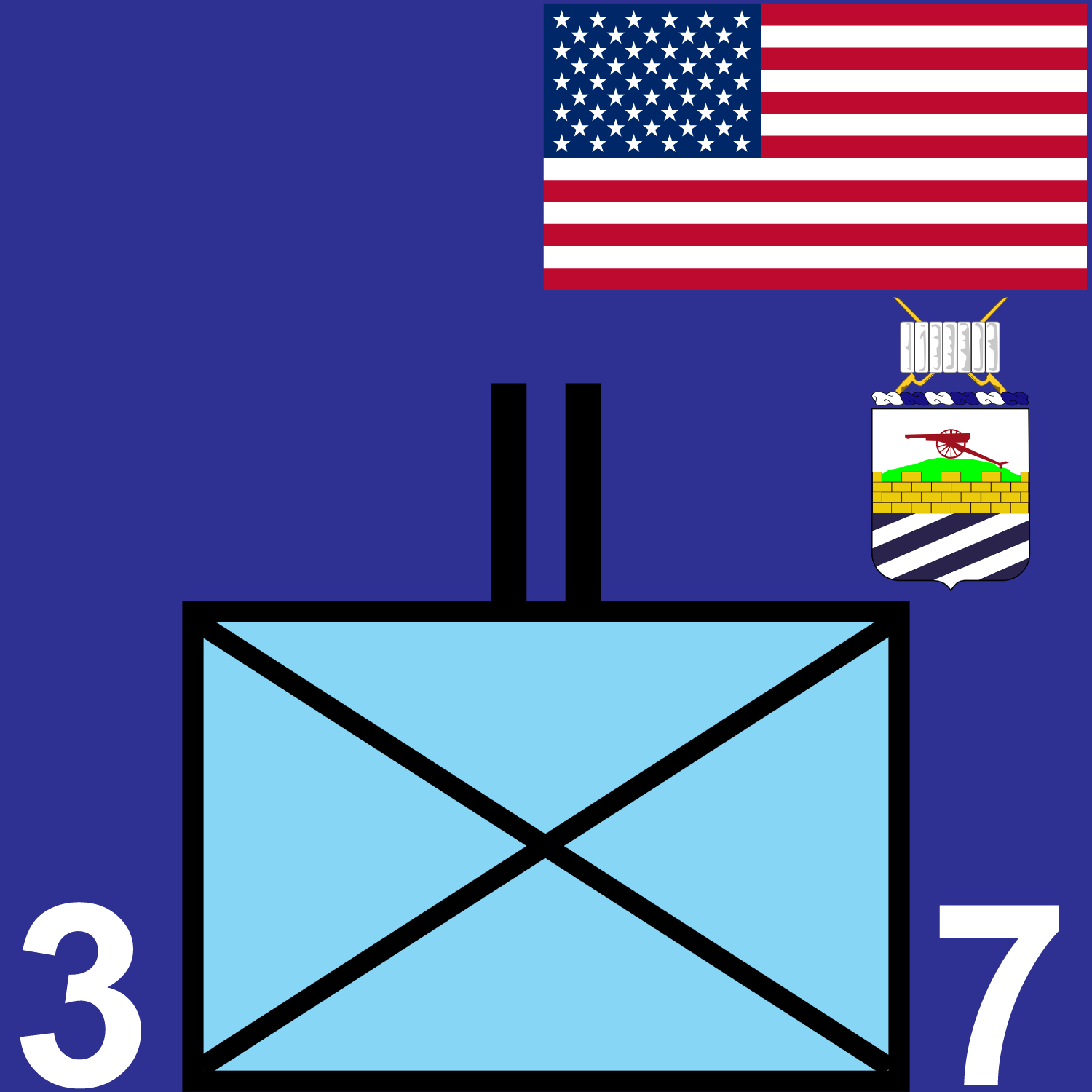 3d Battalion, 7th Infantry Regiment icon